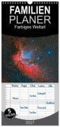 Cover-Bild zum Titel 'Familienplaner 2027 - Farbiges Weltall mit 5 Spalten (Wandkalender, 21 x 45 cm) CALVENDO' von 'Reinhold Wittich'