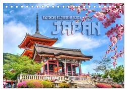 Cover-Bild zum Titel 'Exotische Bilderreise durch Japan (Tischkalender 2026 DIN A5 quer), CALVENDO Monatskalender' von 'Renate Bleicher'