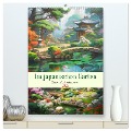Im japanischen Garten. Zauberhafte Illustrationen (hochwertiger Premium Wandkalender 2025 DIN A2 hoch), Kunstdruck in Hochglanz - Rose Hurley