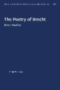 The Poetry of Brecht - Philip Thomson