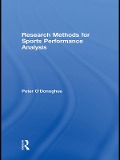 Cover-Bild zum Titel 'Research Methods for Sports Performance Analysis' von 'Peter O'Donoghue'