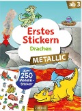 Cover-Bild zum Titel 'Erstes Stickern Metallic - Drachen' von ''