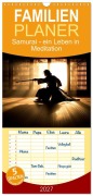 Cover-Bild zum Titel 'Familienplaner 2027 - Samurai - ein Leben in Meditation mit 5 Spalten (Wandkalender, 21 x 45 cm) CALVENDO' von 'Kerstin Waurick'