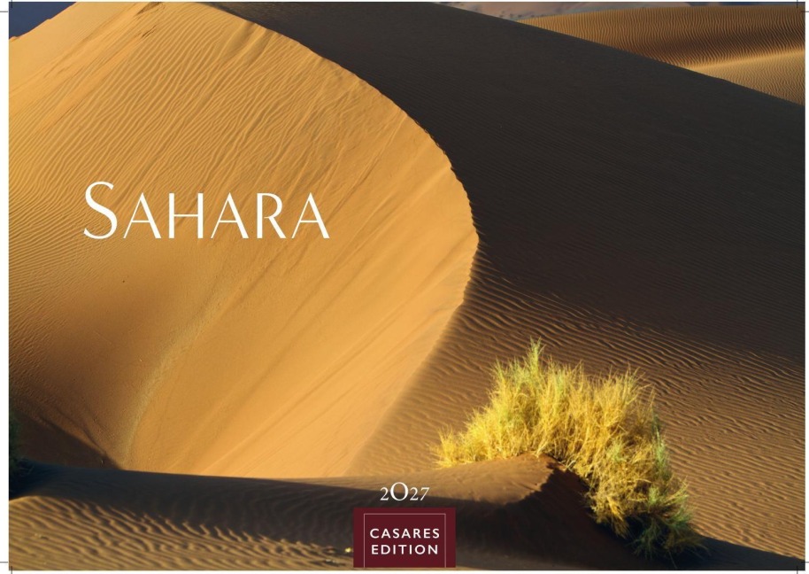 Sahara Kalender 2027 - Wandkalender | Fotokalender Afrika 24x35 cm - . mit 12 brillanten Fotos der Wüste - 