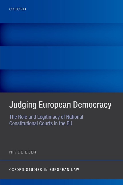 Judging European Democracy - Nik de Boer