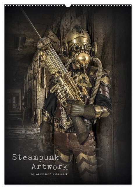Steampunk Artwork (Wandkalender 2025 DIN A2 hoch), CALVENDO Monatskalender - Alexander Schlesier