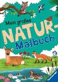 Cover-Bild zum Titel 'Mein großes Natur-Malbuch' von 'Christina Berens'