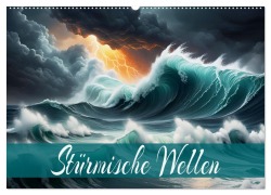 Cover-Bild zum Titel 'Stürmische Wellen (Wandkalender 2026 DIN A2 quer), CALVENDO Monatskalender' von 'Dusanka Djeric'