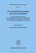 Cover-Bild zum Titel 'Der Europäische Sozialstaat und seine Institutionen.' von ''