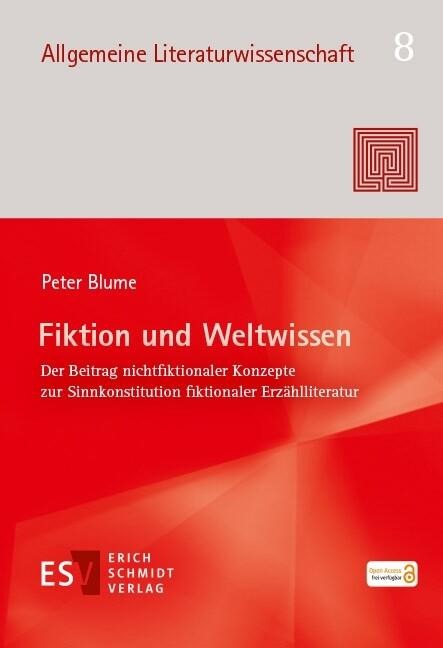 Fiktion und Weltwissen - Peter Blume