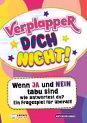 Cover-Bild zum Titel 'Verplapper Dich nicht!' von 'Anton Büchner'