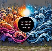 Cover-Bild zum Titel 'Two worlds, one moment' von 'Bridget Oko'
