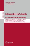 Cover-Bild zum Titel 'Informatics in Schools: Focus on Learning Programming' von ''
