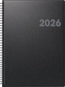 Cover-Bild zum Titel 'BRUNNEN 1076365906 | Buchkalender Mod. 763 2026 | A4, Kunststoff, vulkanschwarz' von ''
