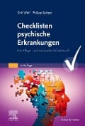 Cover-Bild zum Titel 'Checklisten psychische Erkrankungen' von 'Erik Wolf, Philipp Spitzer'