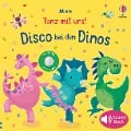Cover-Bild zum Titel 'Tanz mit uns! Disco bei den Dinos' von 'Sam Taplin'