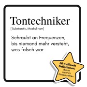 Cover-Bild zum Titel 'Tontechniker' von 'Anton Meyer'
