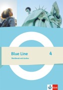 Cover-Bild zum Titel 'Blue Line 4. Workbook mit Audios Klasse 8' von ''