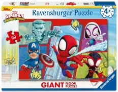 Cover-Bild zum Titel 'Kinderpuzzle 60 Teile - Spider-Man - Spidey in Aktion!' von ''