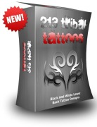 Cover-Bild zum Titel 'Tribal Tattoos, 213 erstklassige Tribal Tattoo Vorlagen.' von 'Otmar Trierweiler'