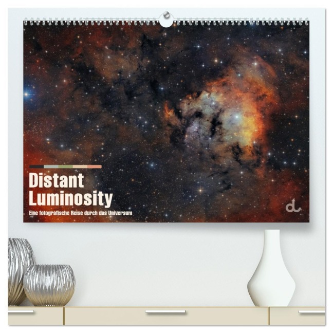 Distant Luminosity: Eine fotografische Reise durch das Universum (hochwertiger Premium Wandkalender 2026 DIN A2 quer), Kunstdruck in Hochglanz - Distant Luminosity