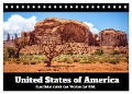 United States of America - Eine Reise durch den Westen der USA (Tischkalender 2024 DIN A5 quer), CALVENDO Monatskalender - Dennis Westermann