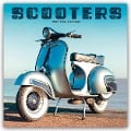 Scooters - Motorroller 2025 - Wand-Kalender - Carousel Calendar
