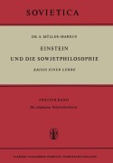 Cover-Bild zum Titel 'Einstein und die Sowjetphilosophie' von 'S. Müller-Markus'