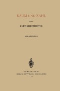 Cover-Bild zum Titel 'Raum und Zahl' von 'Kurt Reidemeister'
