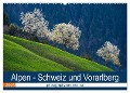Alpen - Schweiz und Vorarlberg (Wandkalender 2025 DIN A2 quer), CALVENDO Monatskalender - Rolf Enderes