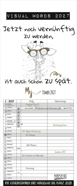My Timer Visual Words 2027 - 