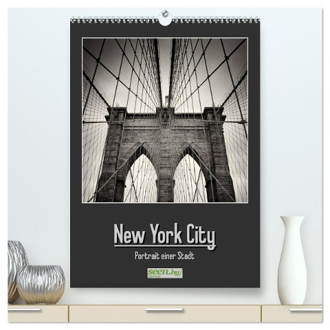 New York City - Portrait einer Stadt (hochwertiger Premium Wandkalender 2024 DIN A2 hoch), Kunstdruck in Hochglanz - Alexander Voss