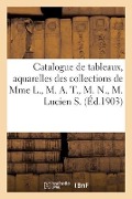 Catalogue de Tableaux, Aquarelles Et Dessins - Josse Bernheim-Jeune