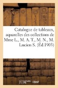 Cover-Bild zum Titel 'Catalogue de Tableaux, Aquarelles Et Dessins' von 'Josse Bernheim-Jeune'