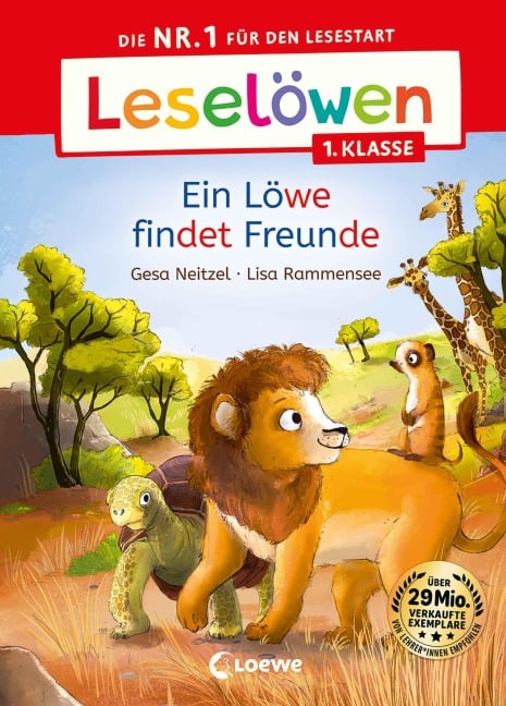 Leselöwen 1. Klasse - Ein Löwe findet Freunde - Gesa Neitzel
