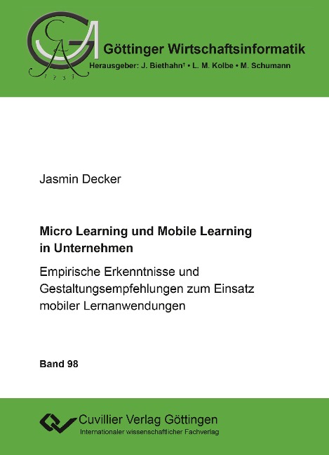 Micro Learning und Mobile Learning in Unternehmen - Jasmin Decker