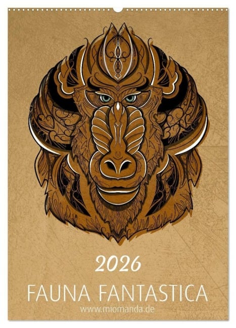 Fauna Fantastica (Wandkalender 2026 DIN A2 hoch), CALVENDO Monatskalender - Miomanda Mandy Meißner-Fimpel