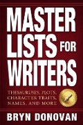 Master Lists for Writers - Bryn Donovan