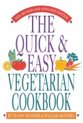 Cover-Bild zum Titel 'The Quick and Easy Vegetarian Cookbook' von 'Ruth Ann Manners, William Manners'