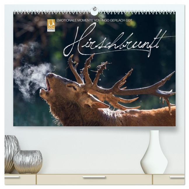 Emotionale Momente: Hirschbrunft (hochwertiger Premium Wandkalender 2026 DIN A2 quer), Kunstdruck in Hochglanz - Ingo Gerlach GDT