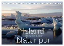 Cover-Bild zum Titel 'Island Natur pur (Tischkalender 2026 DIN A5 quer), CALVENDO Monatskalender' von 'Manuela Seiler'