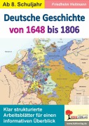 Cover-Bild zum Titel 'Deutsche Geschichte von 1648 bis 1806' von 'Friedhelm Heitmann'