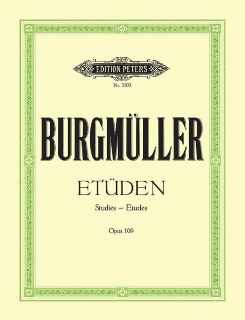 Etüden op. 109 - Friedrich Burgmüller