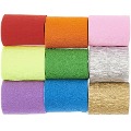 Cover-Bild zum Titel 'Kreppbänder, Regenbogen Klassik Mix, FSC MIX, 9 Stk, 5,5 cm x 10 m' von ''