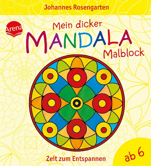 Mein dicker Mandala-Malblock - Johannes Rosengarten