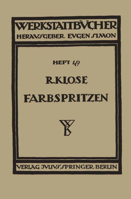 Farbspritzen - R. Klose