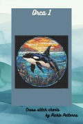 Cover-Bild zum Titel 'Orca 1 (Stained Glass Animals, #5)' von 'Pickle Patterns'