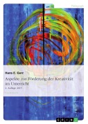 Cover-Bild zum Titel 'Aspekte zur Förderung der Kreativität im Unterricht' von 'Hans E. Gerr'