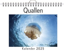 Cover-Bild zum Titel 'Quallen - (Wandkalender 2025, Kalender DIN A4 quer, Monatskalender im Querformat mit Kalendarium, das perfekte Geschenk)' von 'Jakob Weber'