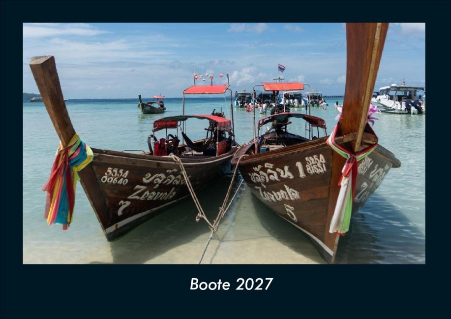 Boote 2027 Fotokalender DIN A4 - Tobias Schmitt, Kevin Heber